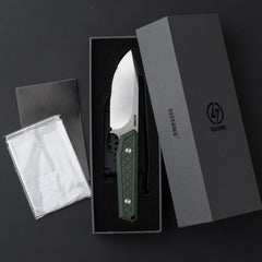 Fixed Blade Knife 3.62'' 9Cr18Mov BLADE+G10/Micarta HANDLE- G043