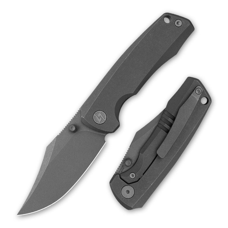 Ti Bomber T068 Folding Knife –（2.95"+Bohler M390 +Titanium）-OLITANS