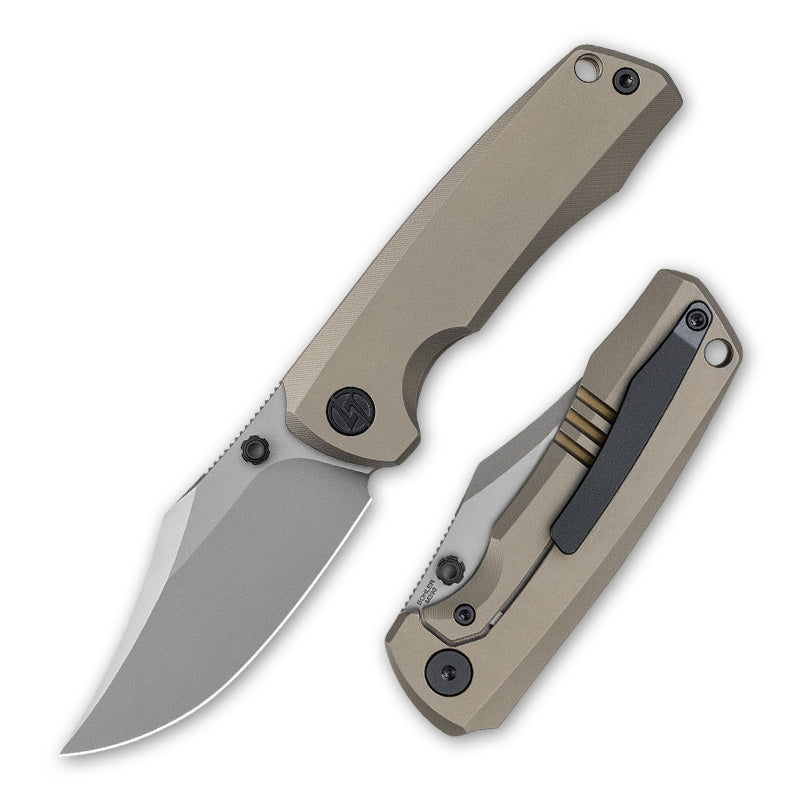 Ti Bomber T068 Folding Knife –（2.95"+Bohler M390 +Titanium）-OLITANS