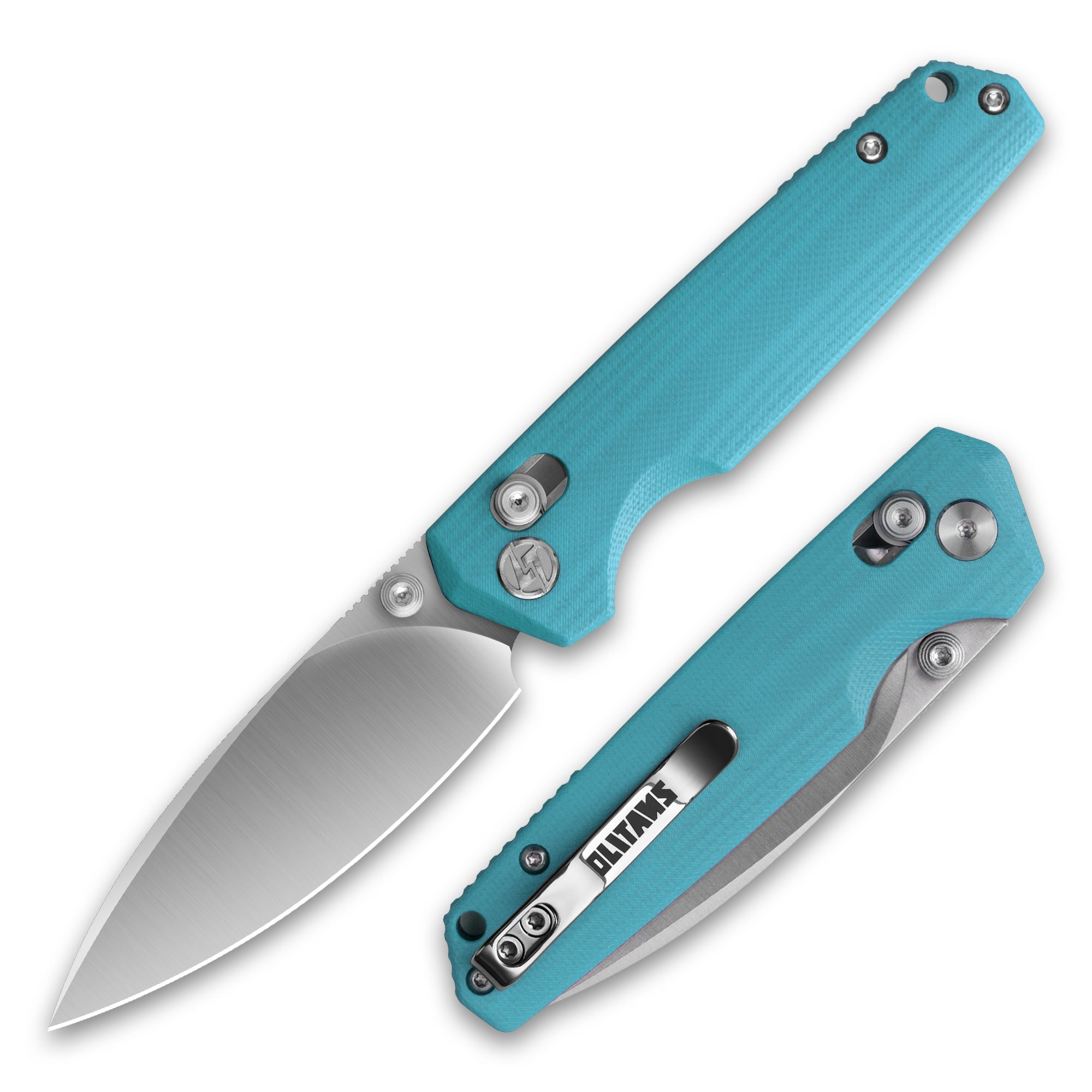 Youth Bird Pocket Knife（3''+14C28N+G10）-Crossbar Lock-Thumb stud-G053