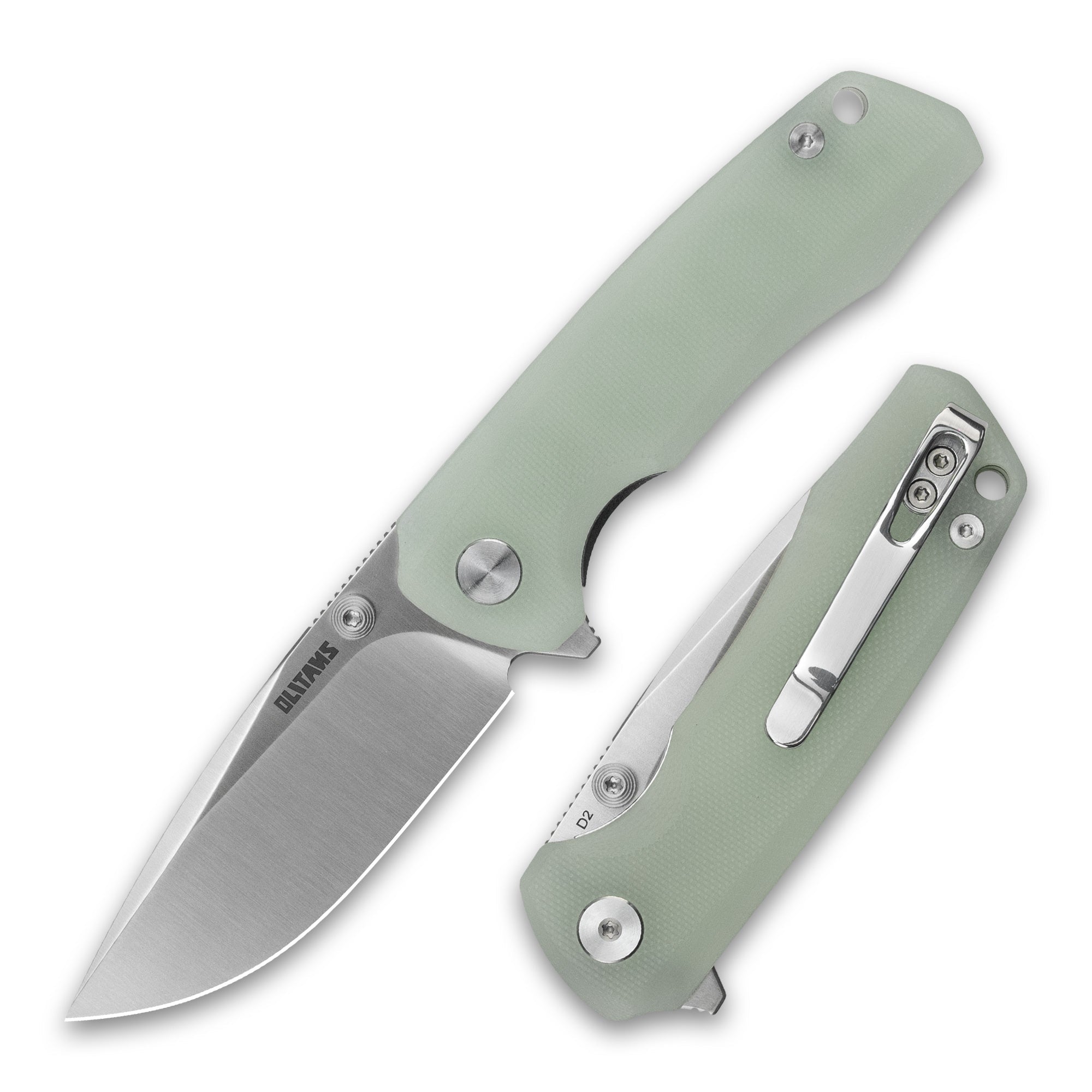 Bomber G061 Folding Knife ( 2.91''+D2+G10 )- Liner LOCK-THUMB STUD-OLITANS
