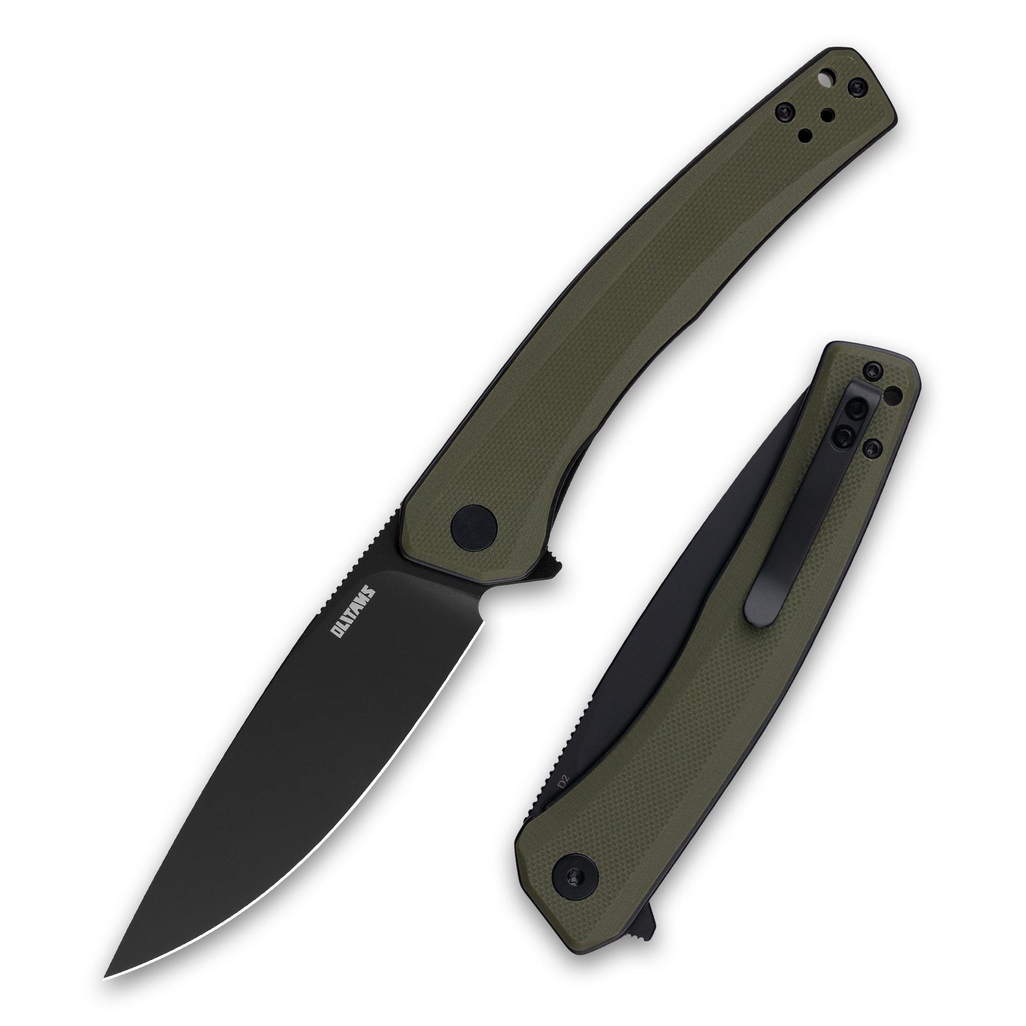 Maximus Pocket Knife Liner Lock(3.5"-D2 Blade-G10 Handle)-G066