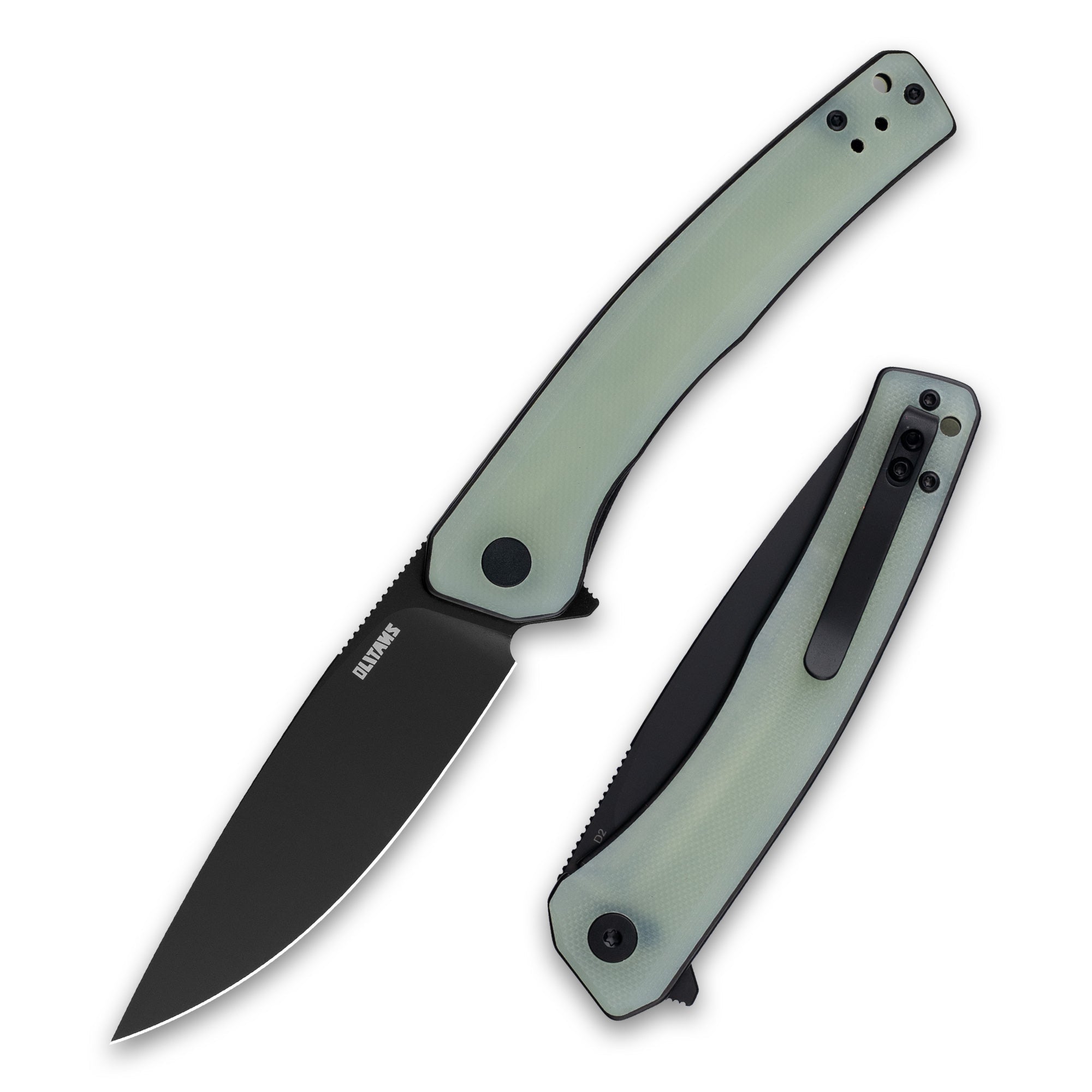 Maximus Pocket Knife Liner Lock(3.5"-D2 Blade-G10 Handle)-G066