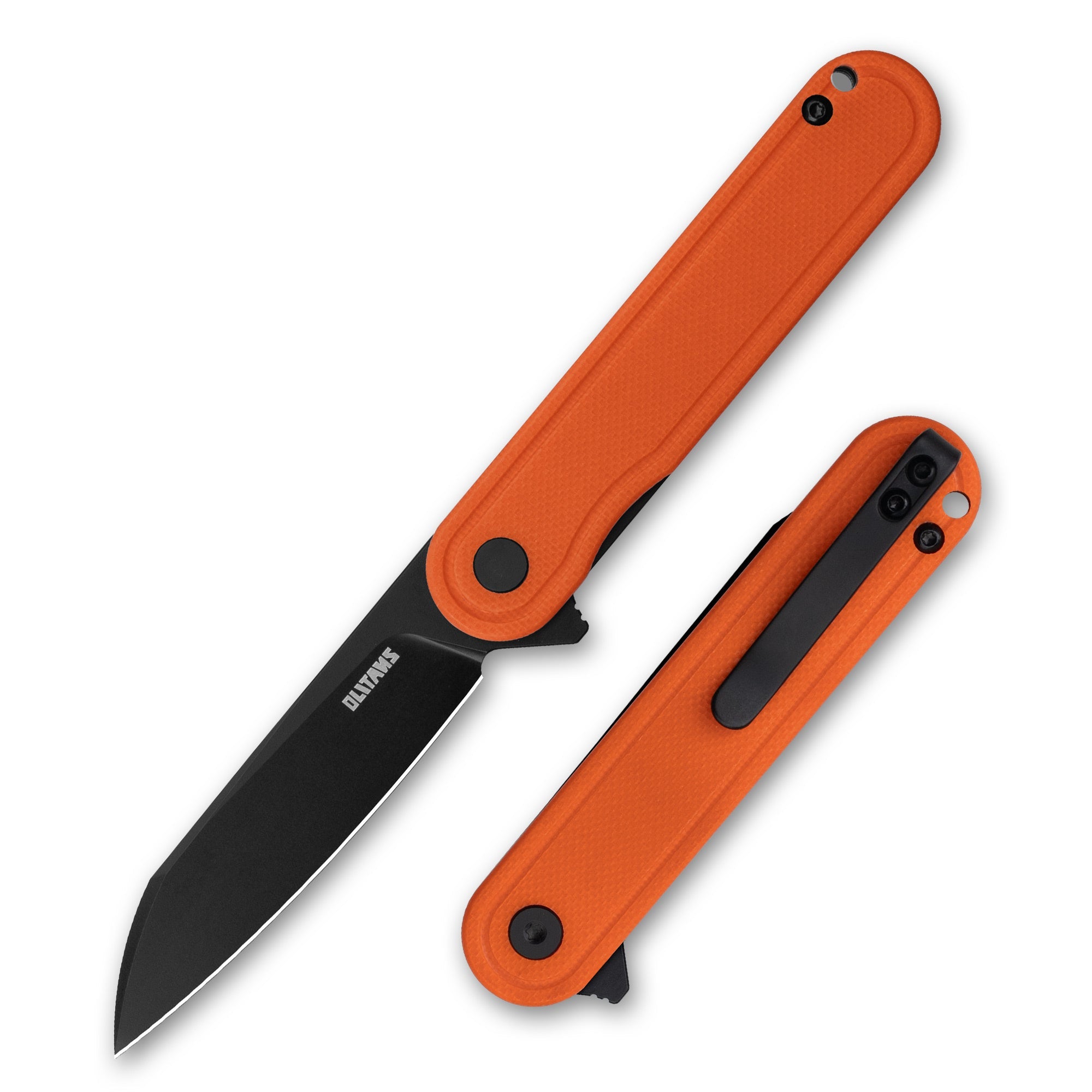Rocket Wharncliffe Flipper Knife (2.76"-D2 Blade-G10)-G067