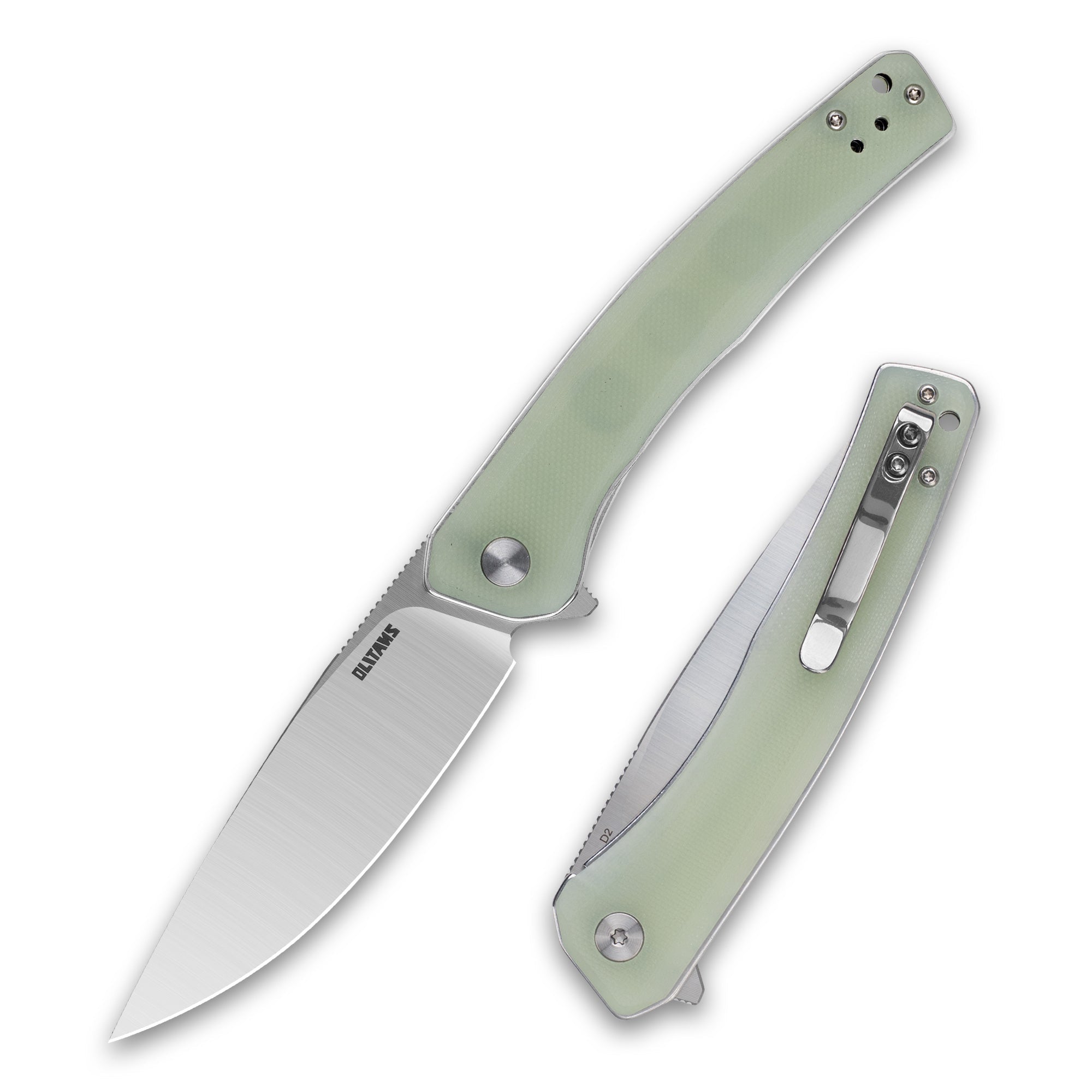 Maximus Pocket Knife Liner Lock(3.5"-D2 Blade-G10 Handle)-G066
