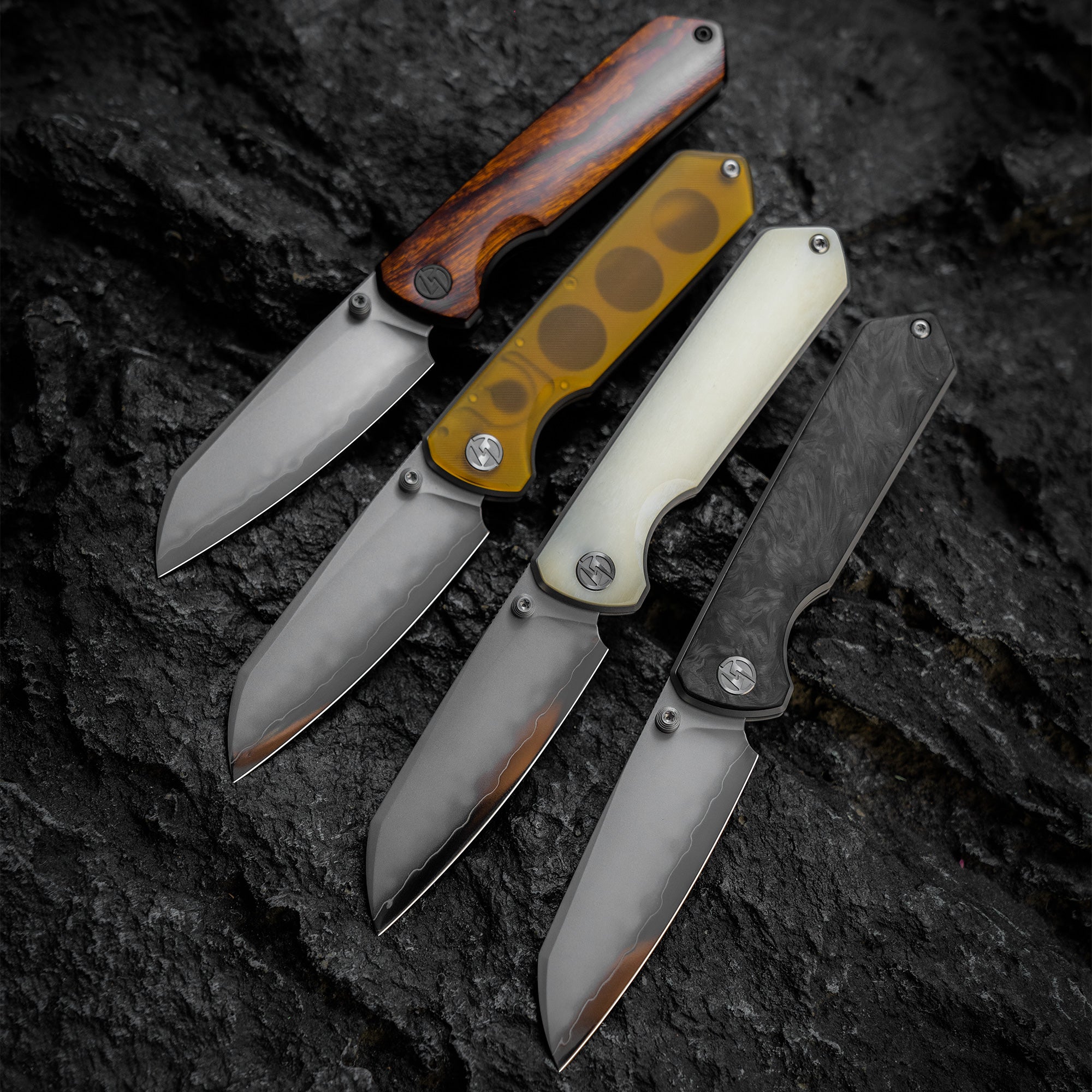 Imperial Penguin Folding Knife(3.35''+SLD Magic+PEI)-crossbar lock-thumb stud-M060
