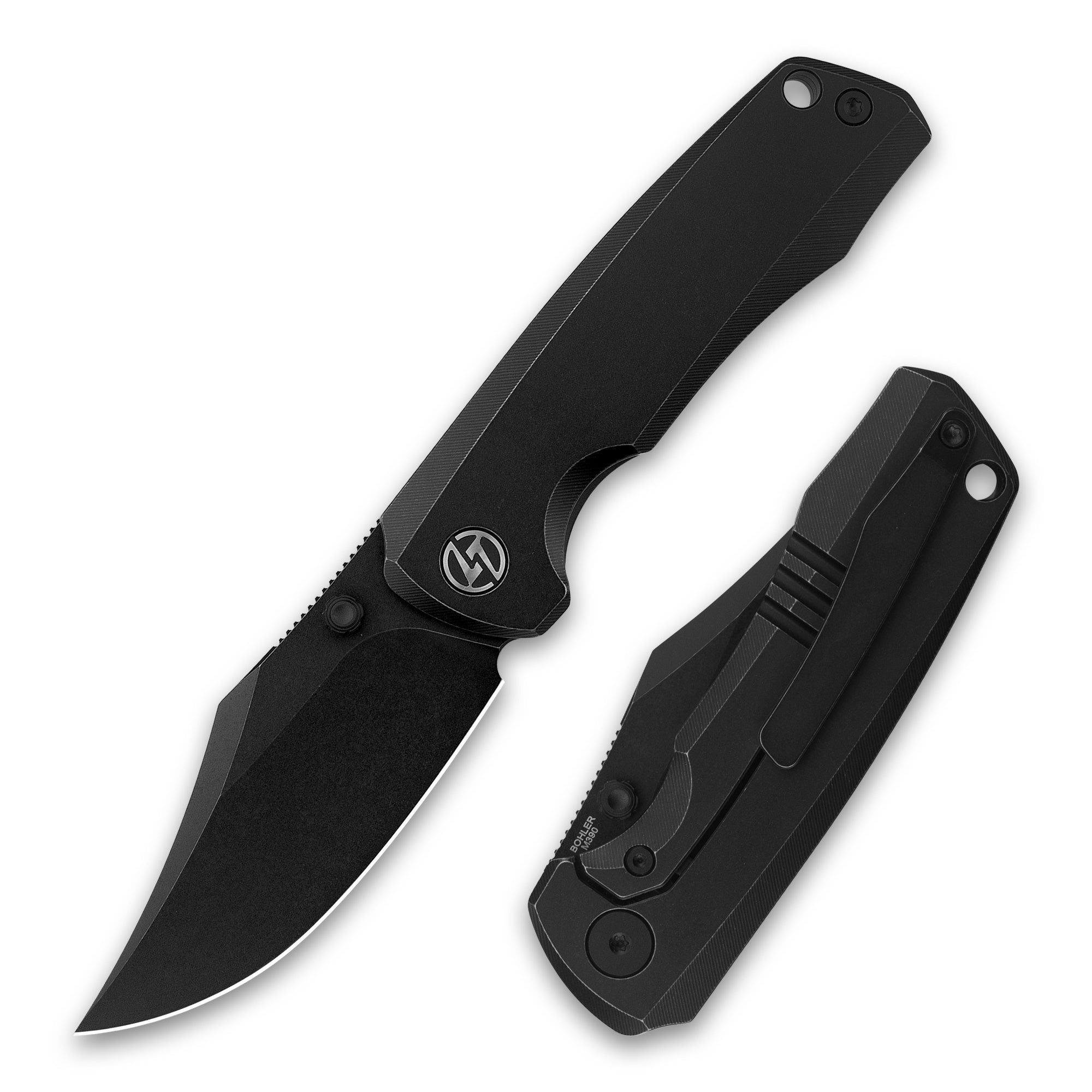 Ti Bomber T068 Folding Knife –（2.95"+Bohler M390 +Titanium）-OLITANS