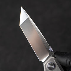 Stealth II T069 Folding Knife – (3.31" Tanto + Böhler M390 + Titanium) – OLITANS
