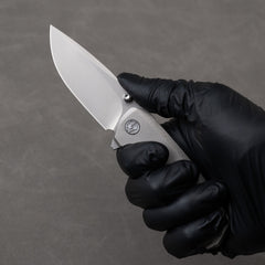 Ti Bomber T065 Folding Knife –（2.95"+Bohler M390 +Titanium）-OLITANS