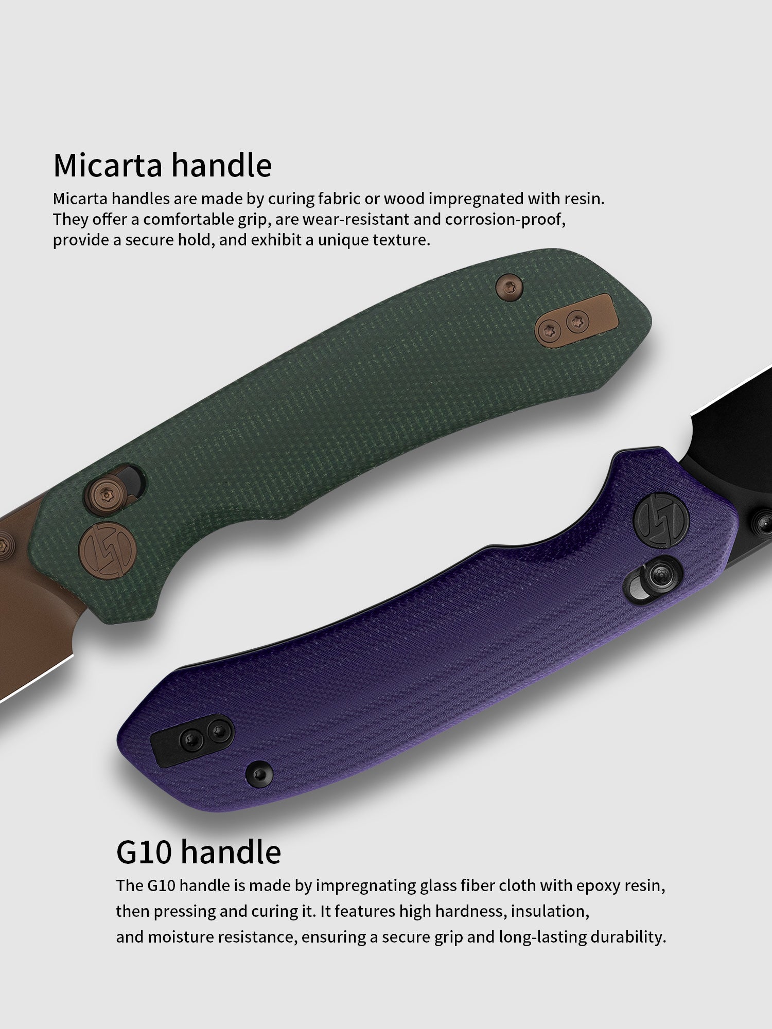 G031 Folding Camping Knife, Crossbar Lock Folding Pocket Knife, 3.3" 14C28N Sandvik Blade for Hiking, EDC 4.5oz
