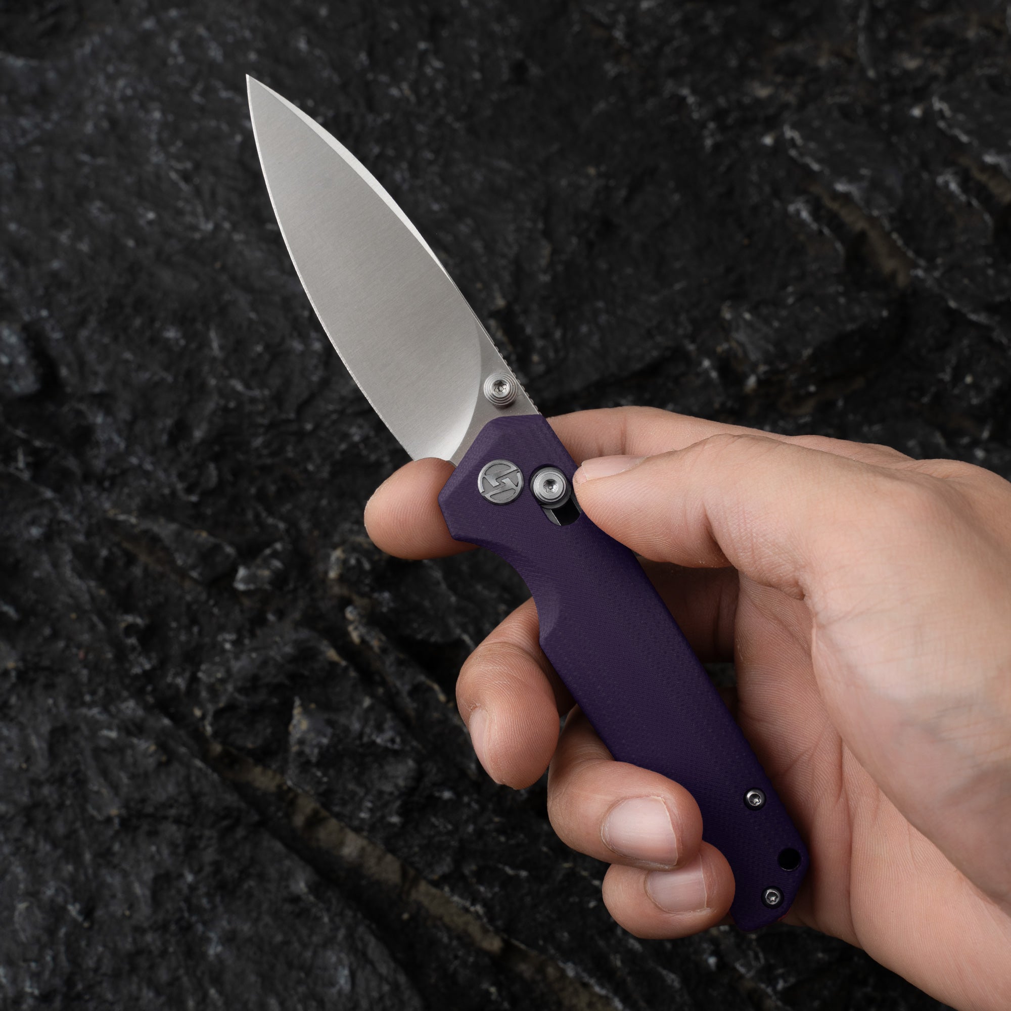 Youth Bird Pocket Knife（3''+14C28N+G10）-Crossbar Lock-Thumb stud-G053
