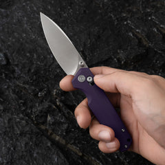Youth Bird Pocket Knife（3''+14C28N+G10）-Crossbar Lock-Thumb stud-G053