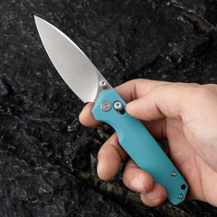 Youth Bird Pocket Knife（3''+14C28N+G10）-Crossbar Lock-Thumb stud-G053