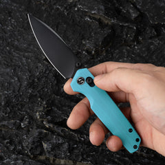 Youth Bird Pocket Knife（3''+14C28N+G10）-Crossbar Lock-Thumb stud-G053