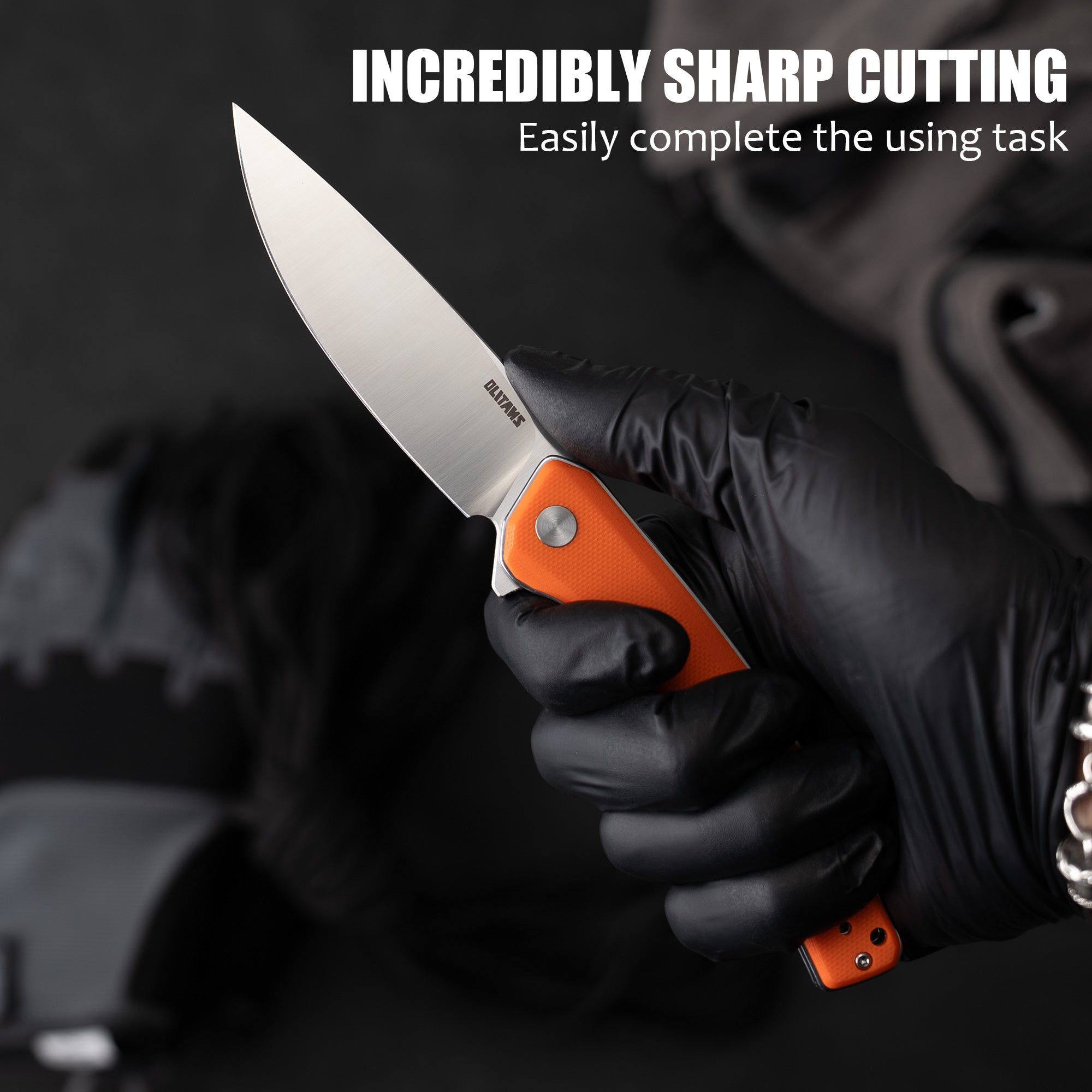 Maximus Pocket Knife Liner Lock(3.5"-D2 Blade-G10 Handle)-G066