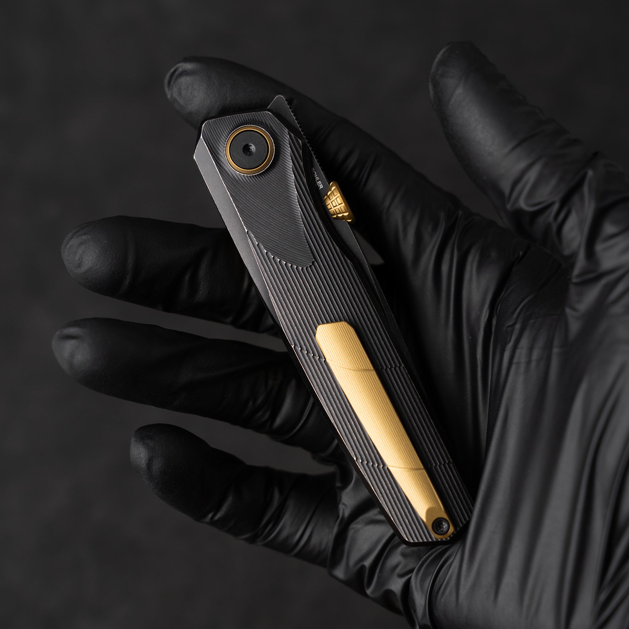 Stealth II T069 Folding Knife – (3.31" Tanto + Böhler M390 + Titanium) – OLITANS