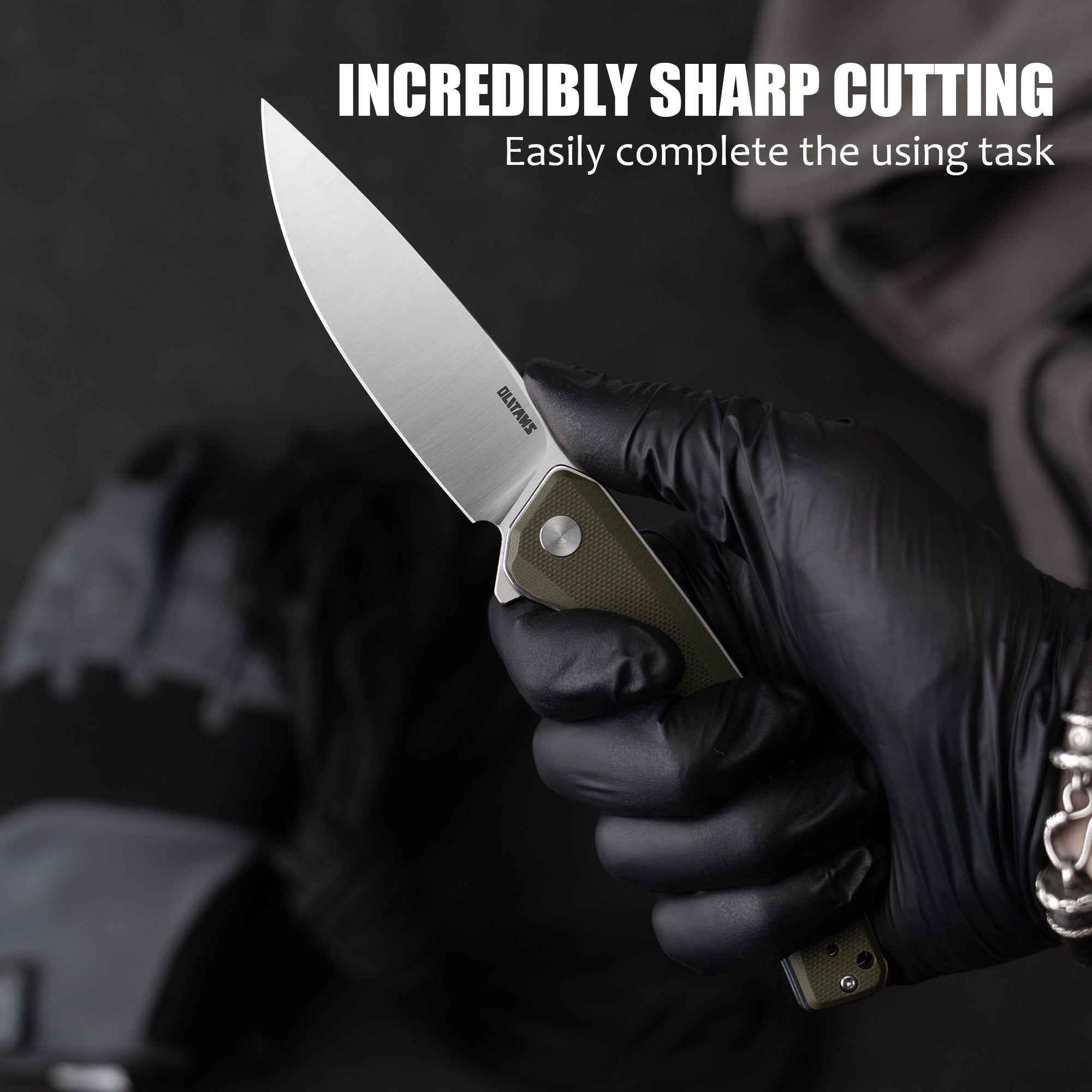 Maximus Pocket Knife Liner Lock(3.5"-D2 Blade-G10 Handle)-G066