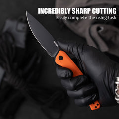 Maximus Pocket Knife Liner Lock(3.5"-D2 Blade-G10 Handle)-G066