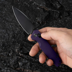 Youth Bird Pocket Knife（3''+14C28N+G10）-Crossbar Lock-Thumb stud-G053