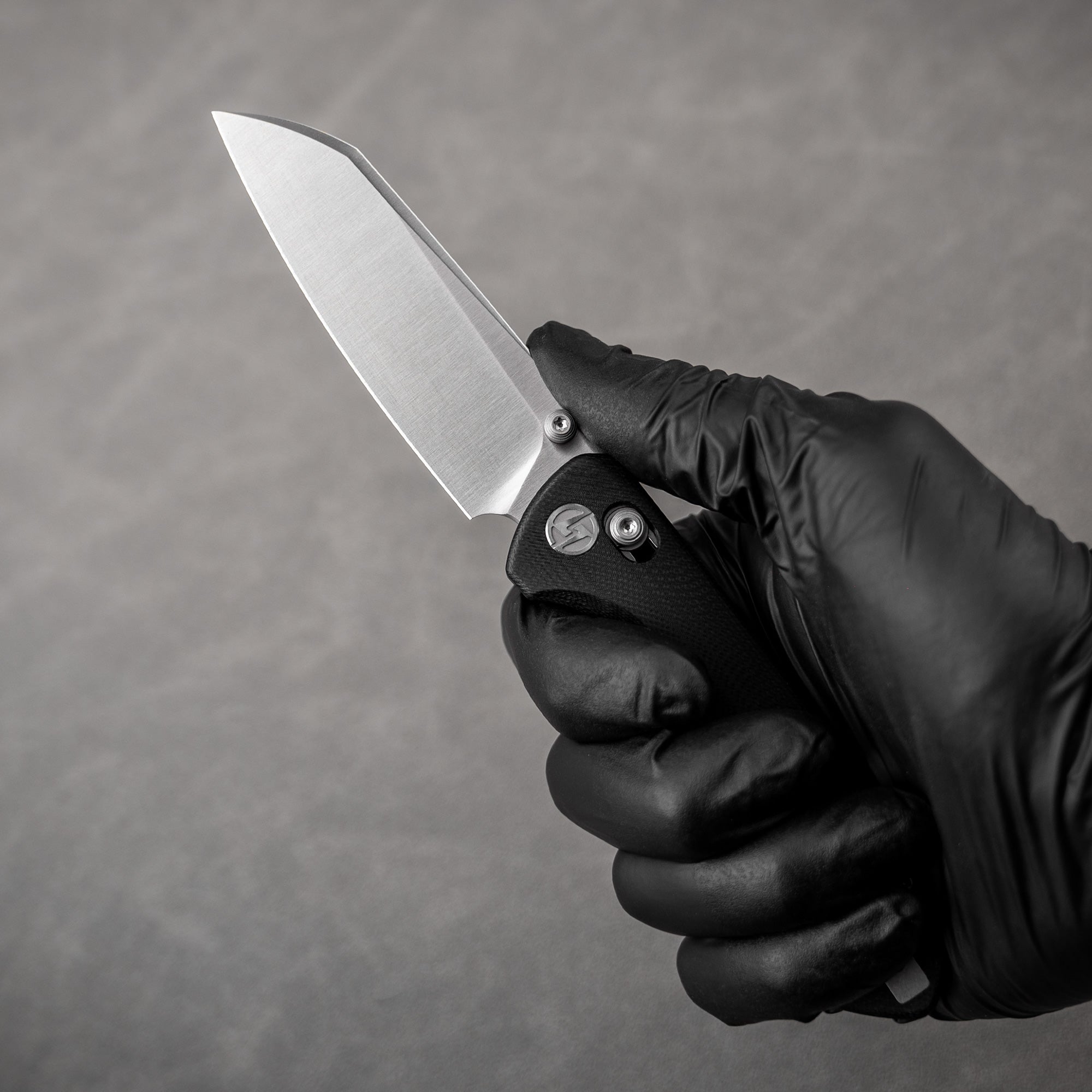 King Penguin G062 Folding Knife （3.35''+14C28N+Carbon fiber surface G10 Handle）-Crossbar Lock-Thumb Stud-Olitans