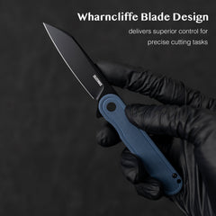 Rocket Wharncliffe Flipper Knife (2.76"-D2 Blade-G10)-G067