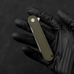 Rocket Pocket Knife (2.75''+D2+G10)-Liner Lock-Flipper-G040