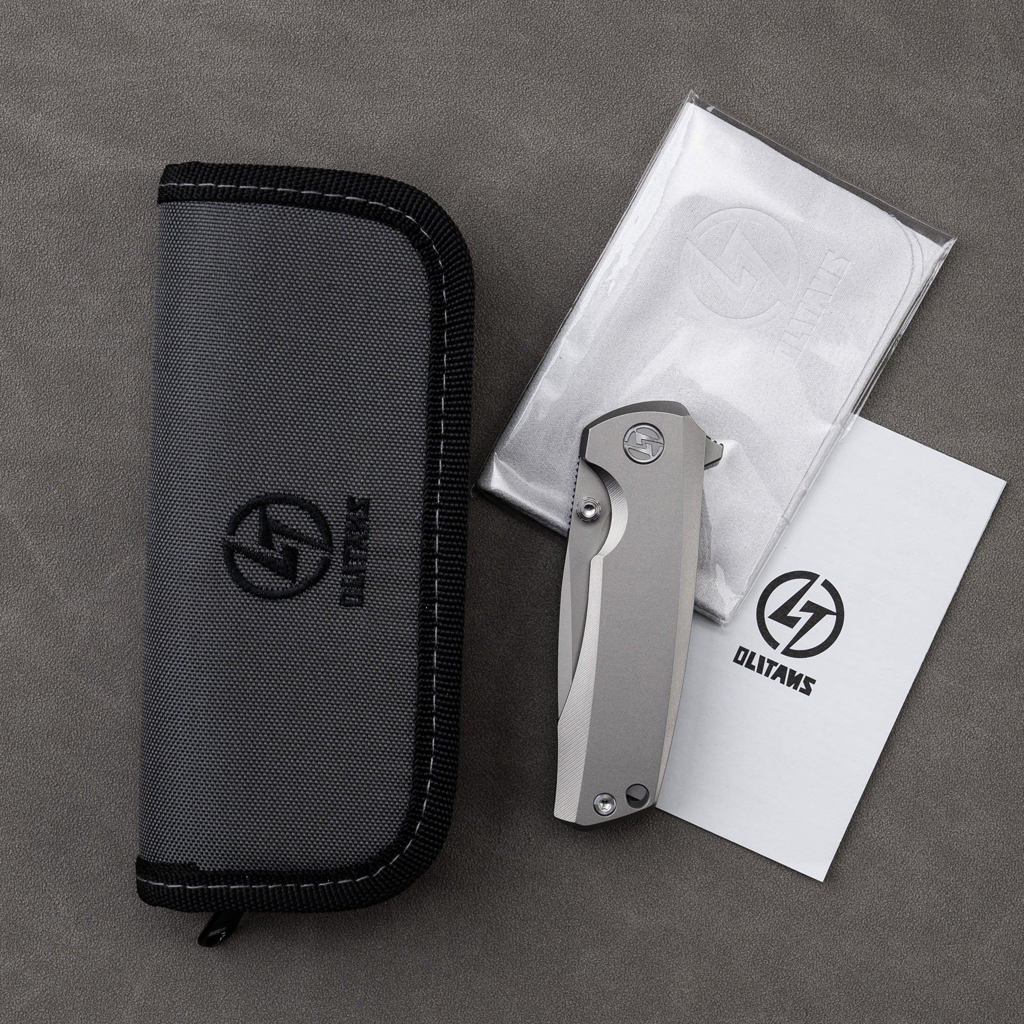 Ti Bomber T065 Folding Knife –（2.95"+Bohler M390 +Titanium）-OLITANS