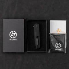 Rocket Wharncliffe Flipper Knife (2.76"-D2 Blade-G10)-G067