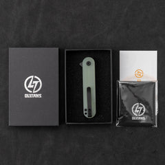 Rocket Wharncliffe Flipper Knife (2.76"-D2 Blade-G10)-G067