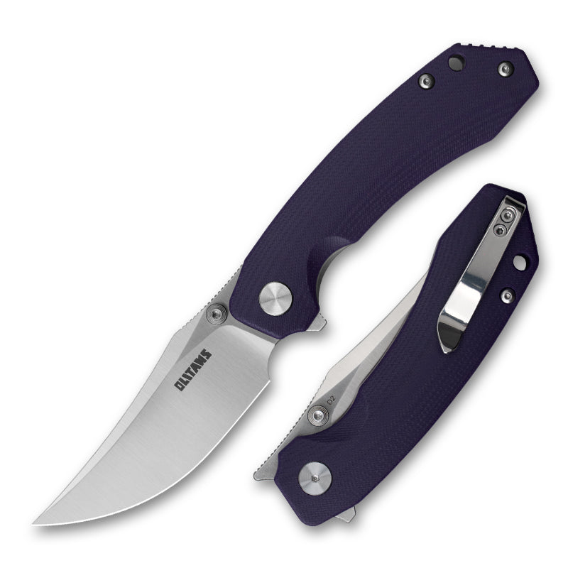 Crescent G059 Folding Knife – 3.38" D2 Blade, G10 Handle, Triple Open | Olitans