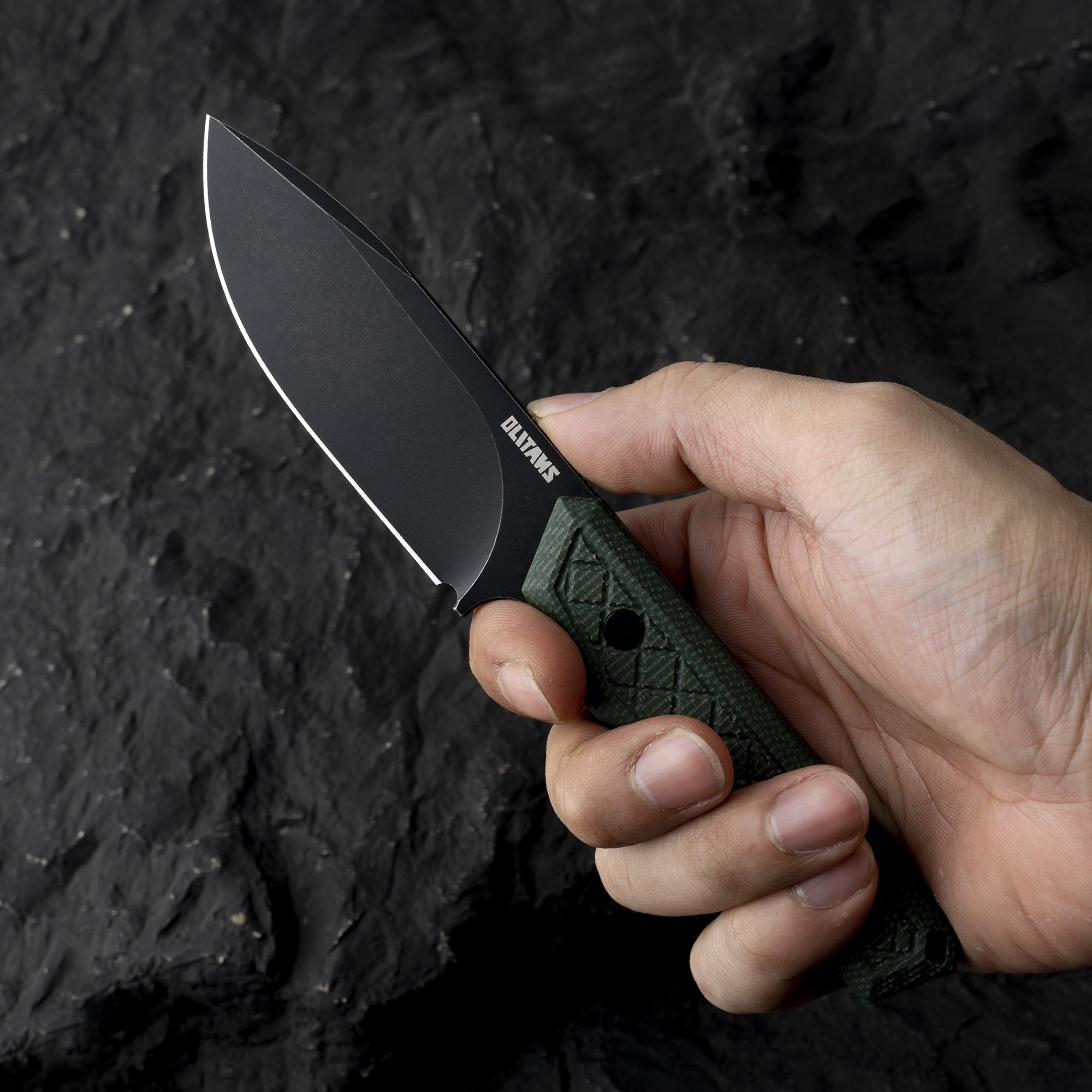 Fixed Blade Knife 3.62'' 9Cr18Mov BLADE+G10/Micarta HANDLE- G043
