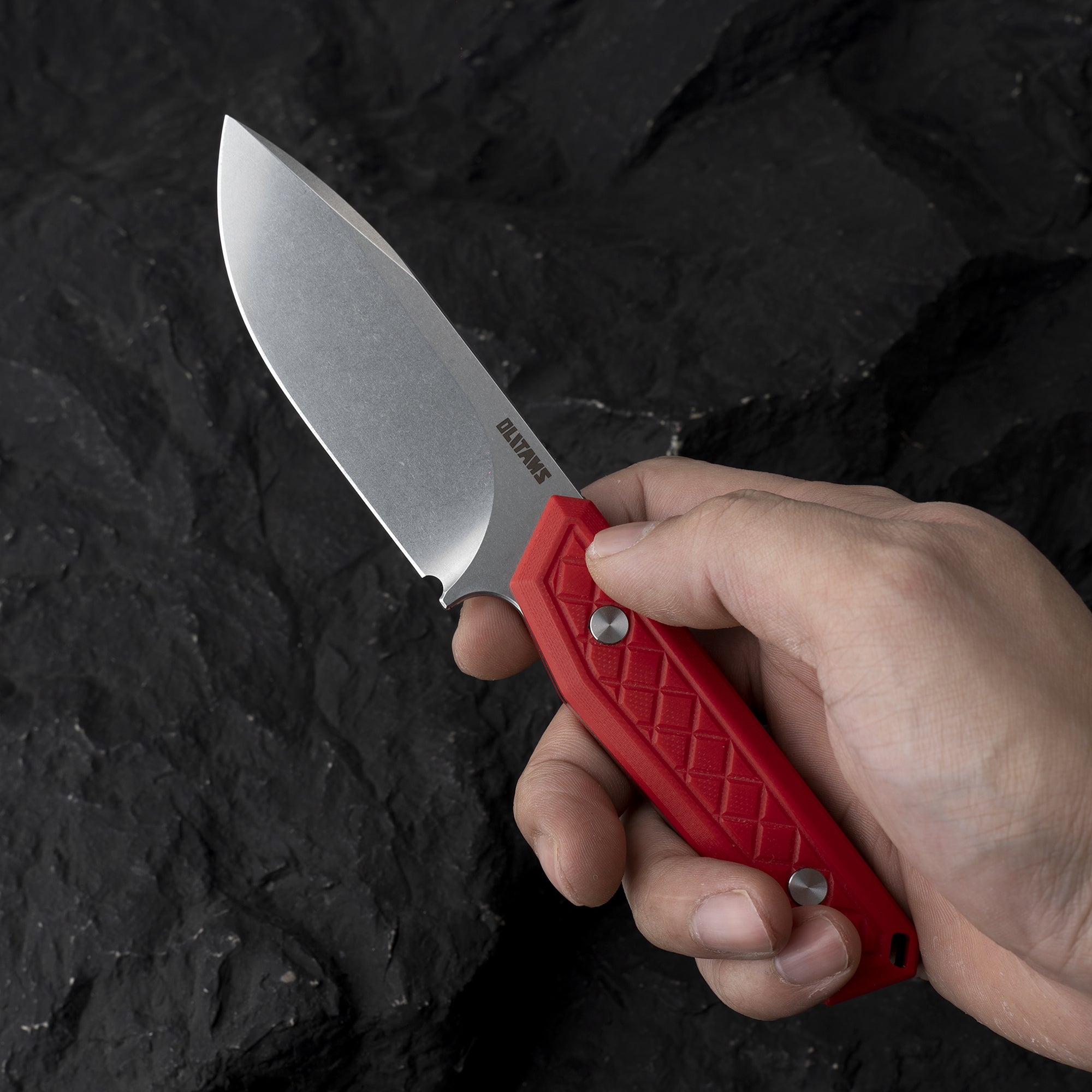 Fixed Blade Knife 3.62'' 9Cr18Mov BLADE+G10/Micarta HANDLE- G043