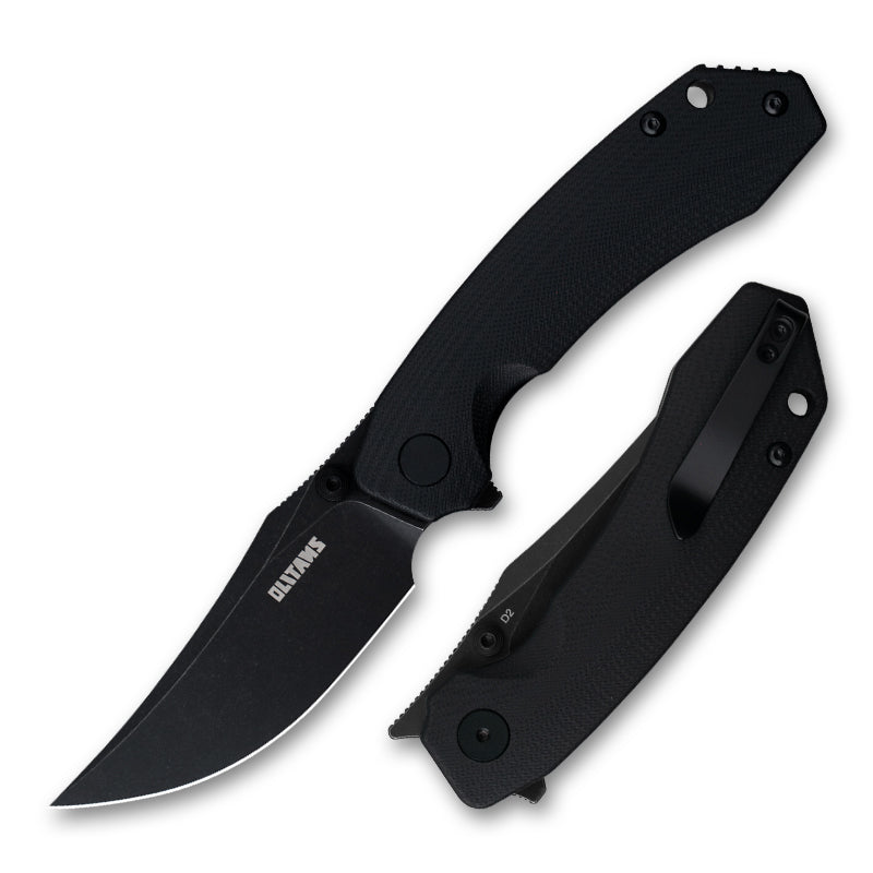 Crescent G059 Folding Knife – 3.38" D2 Blade, G10 Handle, Triple Open | Olitans